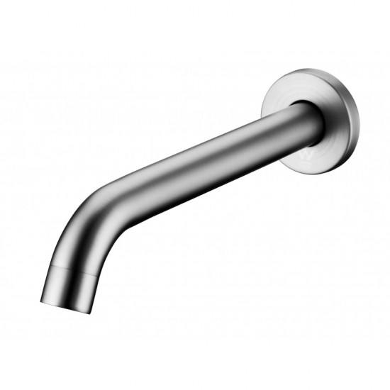 Round Brushed Nickel Bathtub Spout Wall Spout Water Spout